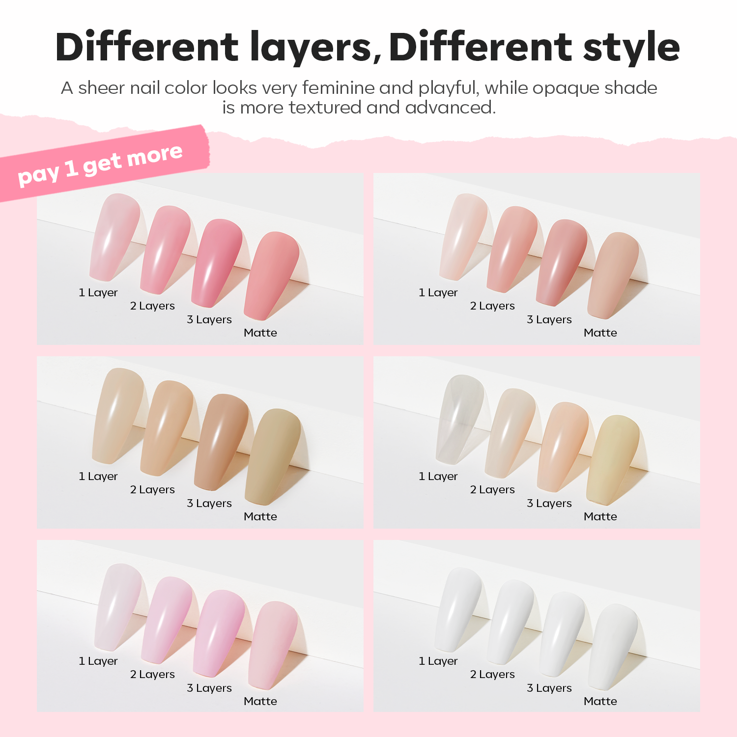 AUTUMN SALE] Rainbow Macaron Colors Medium Length Press On Nails – Belle  Rose Nails